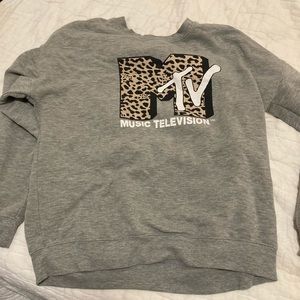 Gray MTV crew neck